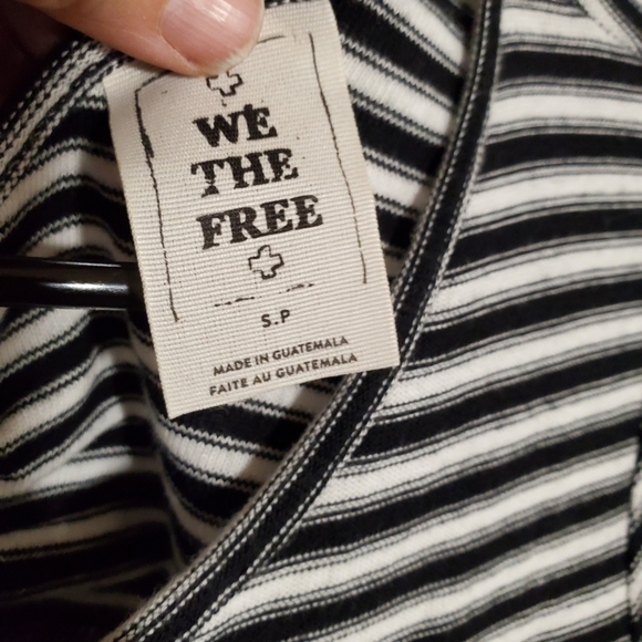 WE the Free Striped Dress with Open Back Detail - Picture 3 of 8